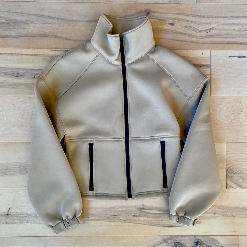 Zara neoprene jacket